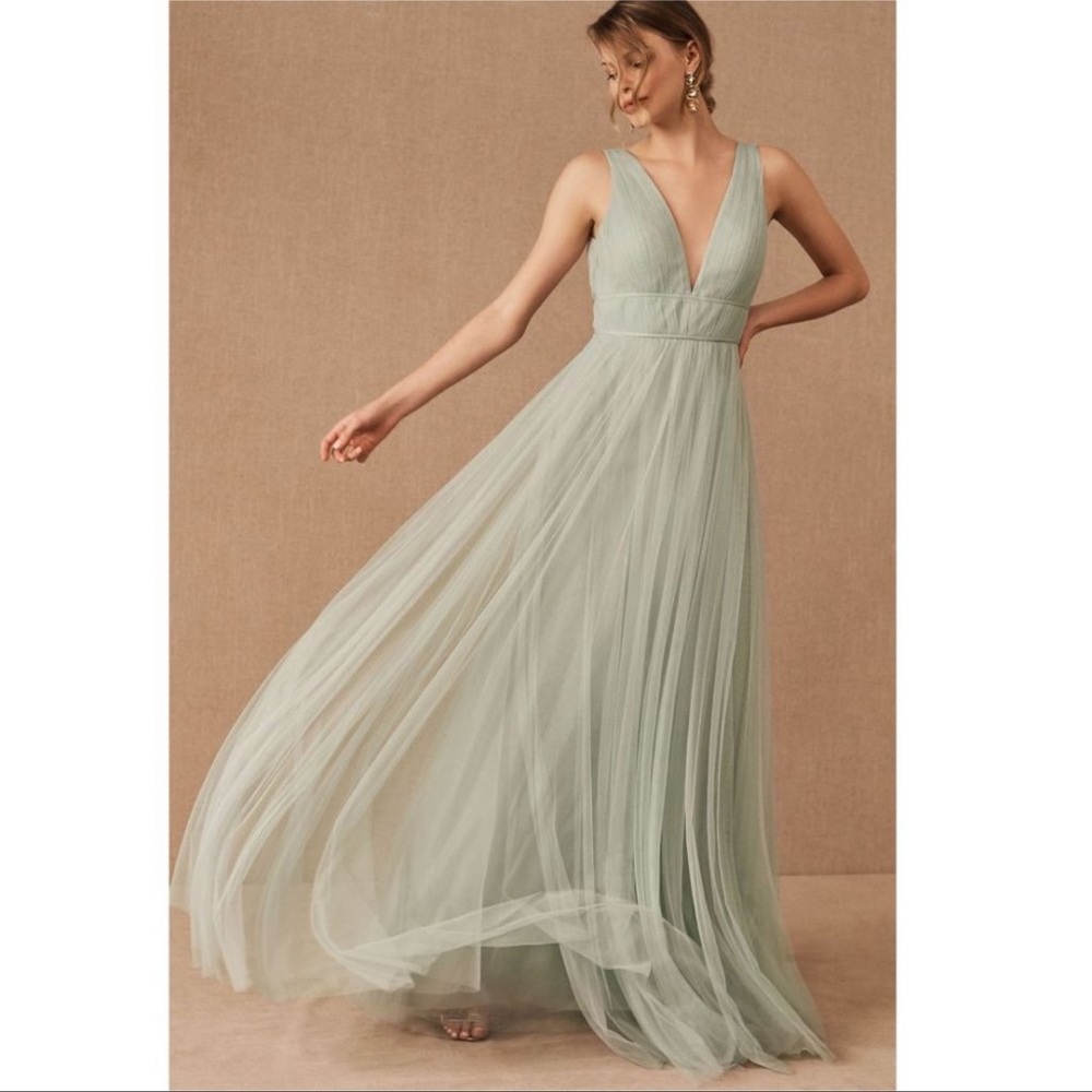 Jenny Yoo X Anthropologie Sarita Gown 8